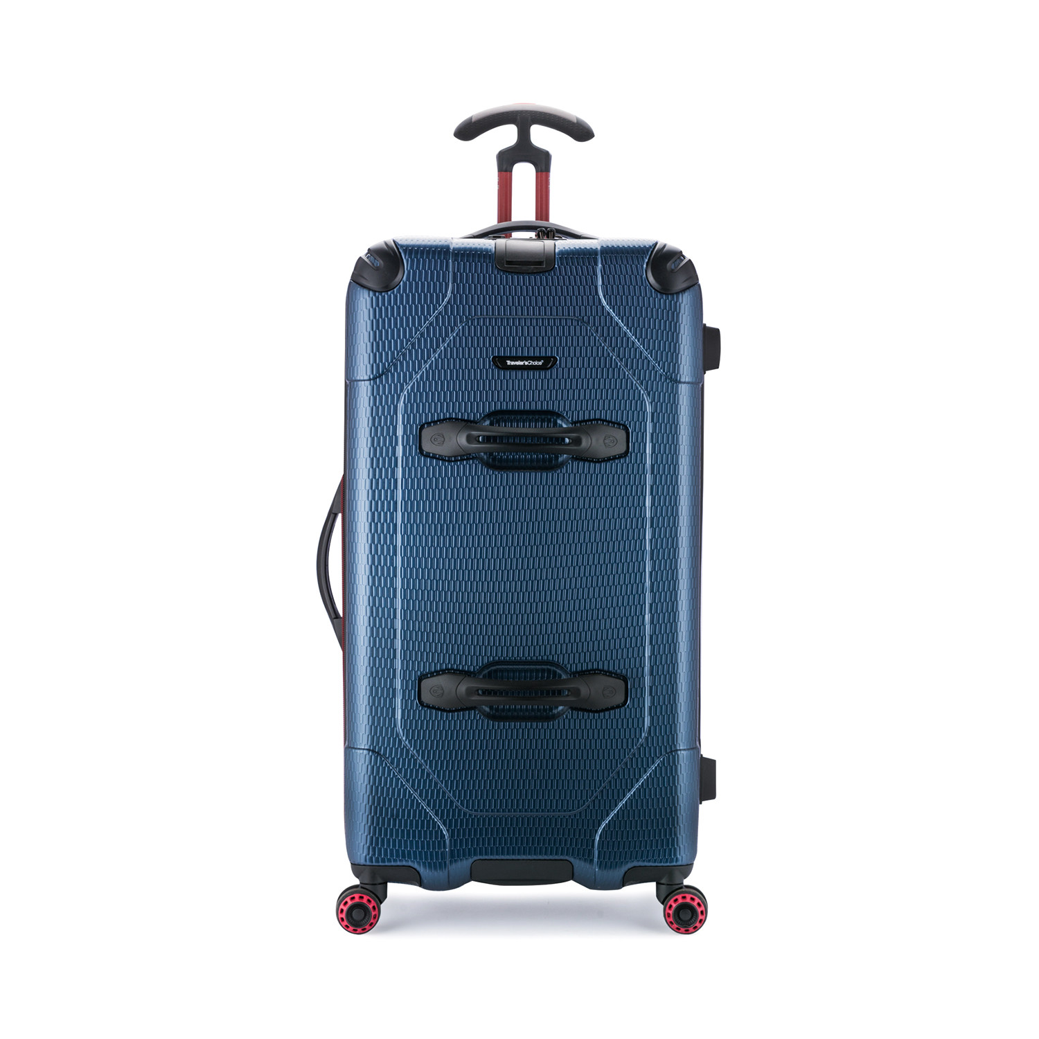 Maxporter Spinner Trunk Luggage // Navy Traveler's Choice Touch of