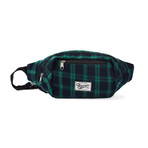 Plaid Belt Bag // Green