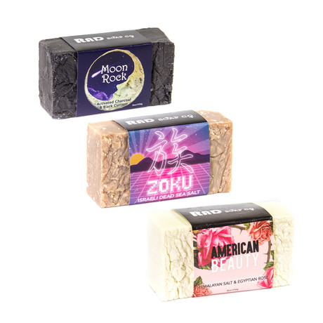 RAD SOAP BAR TRIO // Zoku + American Beauty + Moon Rock