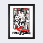 Ferris Bueller's Day Off // Joshua Budich (24"W x 16"H x 1"D)