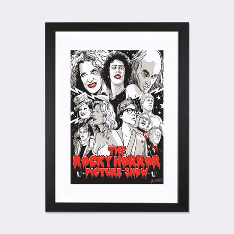 The Rocky Horror Picture Show // Joshua Budich (24"W x 16"H x 1"D)