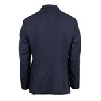 Brunello Cucinelli // Cashmere Blend Db Tuxedo Sport Coat // Blue (Euro: 48)