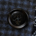 Ermenegildo Zegna // Cashmere Slim Trim Fit 2 Button Sport Coat // Black + Blue (US: 56R)