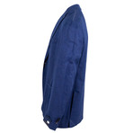 Pal Zileri Sartoriale Blue Label // 2 Button Sport Coat // Deep Blue // Free Kiton Pocket Square (US: 50R)