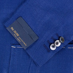 Pal Zileri Sartoriale Blue Label // 2 Button Unstructured Sport Coat // Royal Blue // Free Kiton Pocket Square (US: 52R)