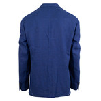 Pal Zileri Sartoriale Blue Label // 2 Button Sport Coat // Deep Blue // Free Kiton Pocket Square (Euro: 50)