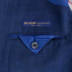 Pal Zileri Sartoriale Blue Label // 2 Button Sport Coat // Deep Blue // Free Kiton Pocket Square (US: 58R)