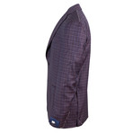 Pal Zileri Sartoriale Blue Label // Check Sport Coat // Purple + Free Kiton Pocket Square (Euro: 50)