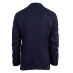 Pal Zileri Sartoriale Blue Label // Linen 2 Button Sport Coat // Navy (Euro: 46)