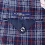 Pal Zileri Sartoriale Blue Label // 2 Button Sport Coat // Blue + Free Kiton Pocket Square (Euro: 52)