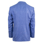 Pal Zileri Sartoriale Blue Label // 2 Button Plaid Sport Coat // Blue + Free Kiton Pocket Square (US: 52R)