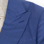 Pal Zileri Sartoriale Blue Label // 2 Button Drop 6 Sport Coat // Blue + Free Kiton Pocket Square (Euro: 46)