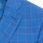 Pal Zileri Sartoriale Blue Label // 2 Button Sport Coat // Bright Blue + Free Kiton Pocket Square (Euro: 46)