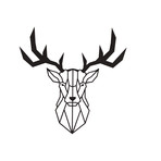 Deer Head Metal Art Décor