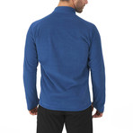 Nova Full Zip Polar Fleece // Blue + Oil (M)