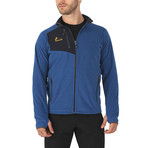 Nova Full Zip Polar Fleece // Blue + Oil (M)