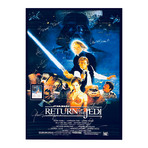 Signed Movie Poster // Star Wars Episode Vi: Return Of The Jedi