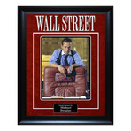 Framed Autographed Arist Series  // Wall Street // Michael Douglas