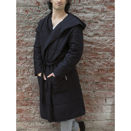 Quilted Robe // Black (Small)