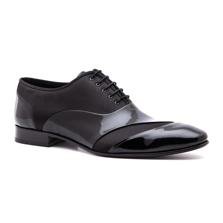 Wrap Design Patent Leather Dress Shoe // Black (Euro: 40)
