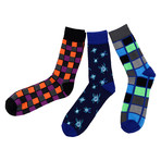 Jc Colorful Dress Socks // 3 Pack