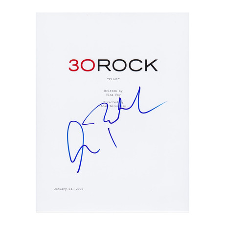 Framed Autographed Script // 30 Rock