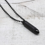 Bullet Capsule Necklace (Silver)