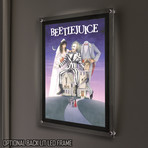 Beetlejuice // MightyPrint™ Wall Art // Backlit LED Frame