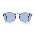 Tod's // Men's Square Sunglasses // Grey + Blue