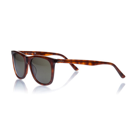 Tod's // Classic Squared Sunglasses // Havana + Green