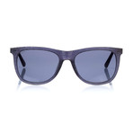 Tod's // Classic Squared Sunglasses // Blue + Smoke