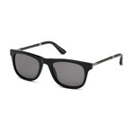 Tod's // New Squared Sunglasses // Shiny Black + Smoke