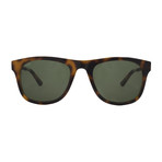 Tod's // New Squared Sunglasses // Havana + Green