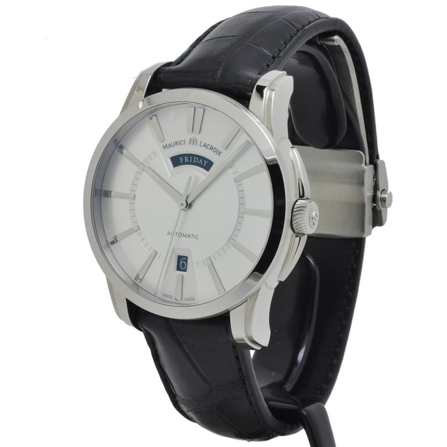 Maurice Lacroix Pontos Automatic // - Premium // of - Touch Modern PT6158-SS001-23E-2 Watches New