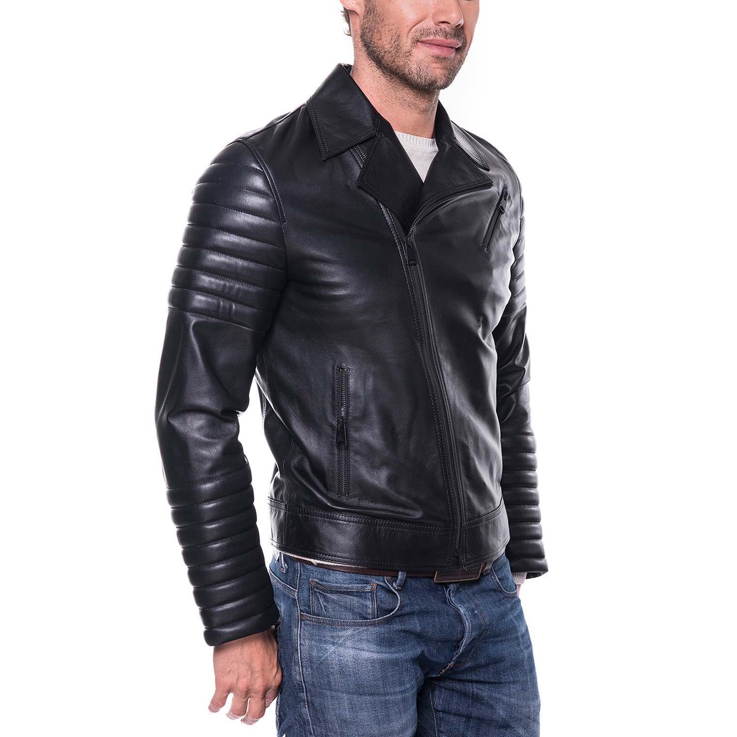 Leather Jacket // Black (2XL) - Outerwear Clearance - Touch of Modern