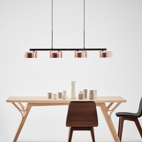 Lalu+ Hanging Lamp // Copper + Black