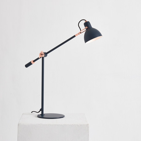 Laito Gentle Wall Lamp // Navy + Copper