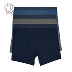 Open Fly Boxer Brief Dress Blues // Pack of 3 (XL)