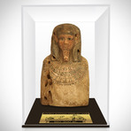 Ancient Egyptian Authentic Funerary Mask // Museum Display