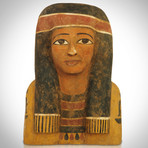 Ancient Egyptian Authentic Large Female Funerary Mask // Museum Display