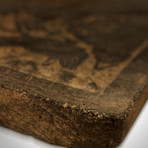 Ancient Egyptian 'Chariot Hunting' Tomb Stone Wall // Museum Display