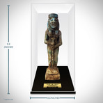 Ancient Egyptian Authentic Sekhmet Large Glazed Limestone Tomb Statue // Museum Display