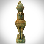 Ancient Egyptian Authentic God Horus Limestone Tomb Statue // Museum Display