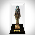 Ancient Egyptian Authentic Sekhmet Large Glazed Limestone Tomb Statue // Museum Display