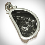 Meteorite Authentic Campo Del Cielo // Pure Silver Pendant
