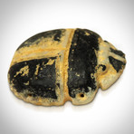 Ancient Egyptian Authentic Painted Winged Scarab // Museum Display