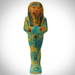 Ancient Egyptian Authentic Polychrome Ushabti Tomb Statue // Museum Display