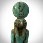 Ancient Egyptian Authentic Painted God Horus Ushabti Tomb Statue // Museum Display