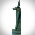 Ancient Egyptian Authentic Anubis Painted Tomb Statue // Museum Display (Statue Only)
