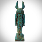 Ancient Egyptian Authentic Anubis Painted Tomb Statue // Museum Display (Statue Only)